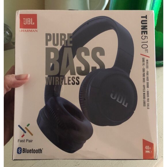 JBL Tune 510BT Bluetooth Wireless Headphones 40 Hour Battery - Picture 1 of 6